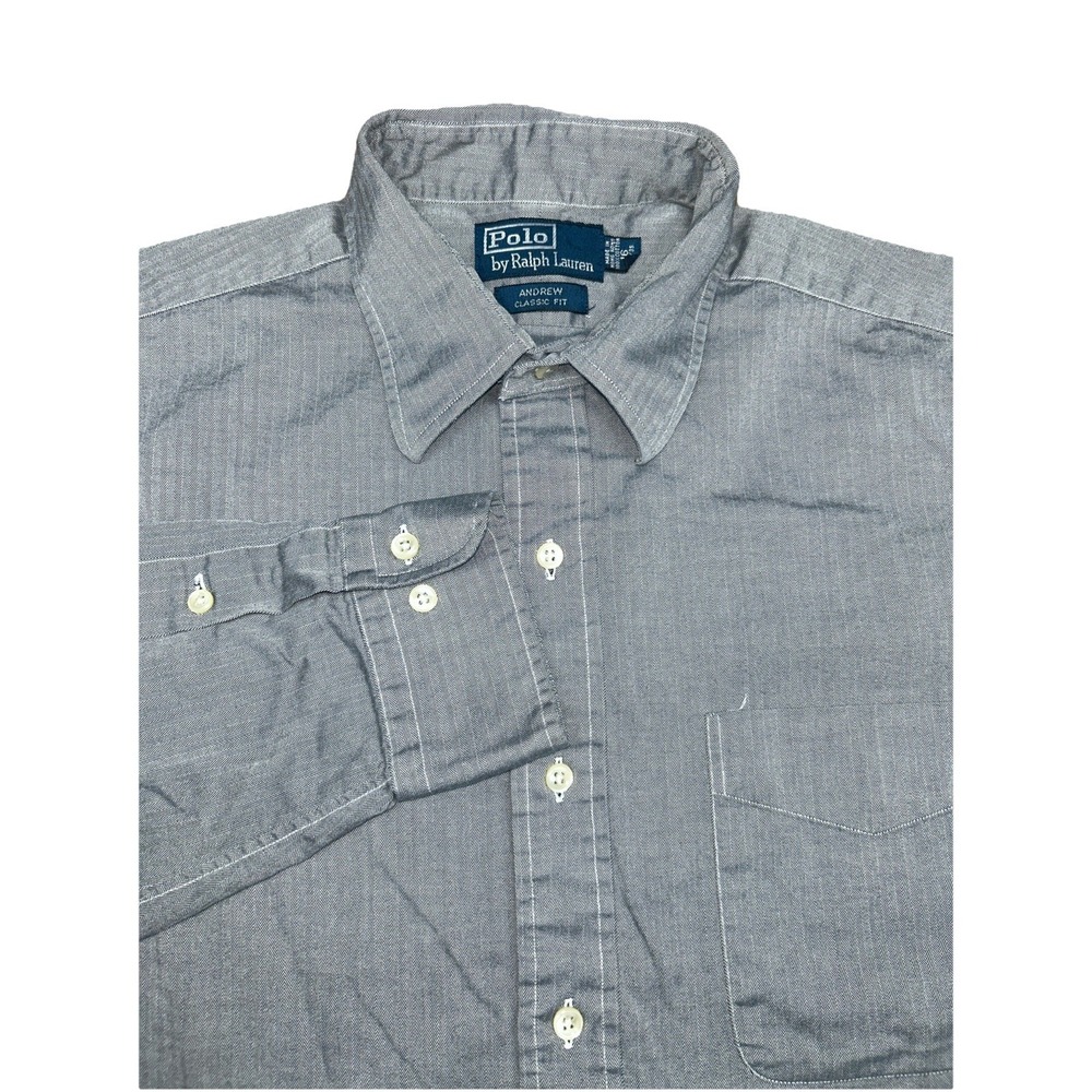 Polo Ralph Lauren Andrew Classic Fit, Long Sleeve Button Up, Mens 16‎   34/35